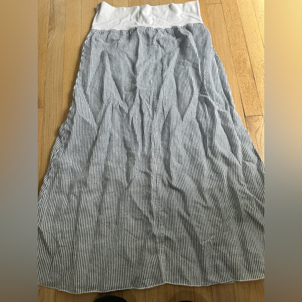 Hard tail  Striped Maxi Skirt